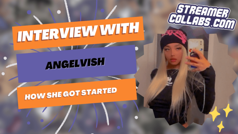 StreamerCollabs podcast hosts discussing streaming community with Angelvish