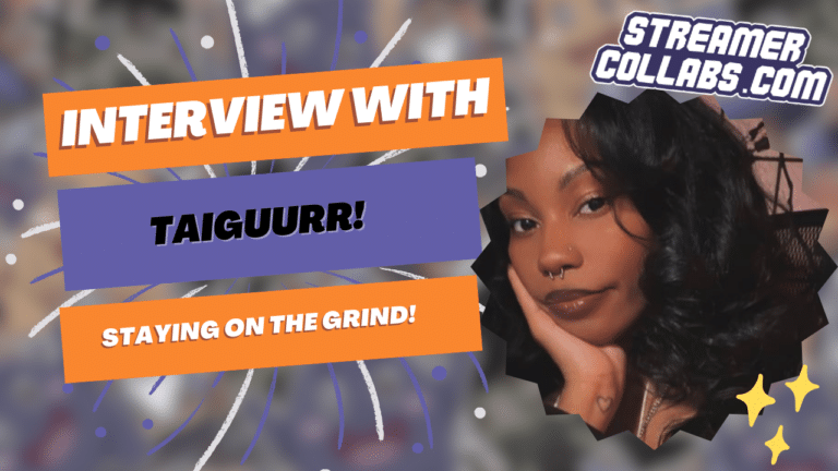 StreamerCollabs podcast hosts discussing balance streaming strategies with Taiguurr