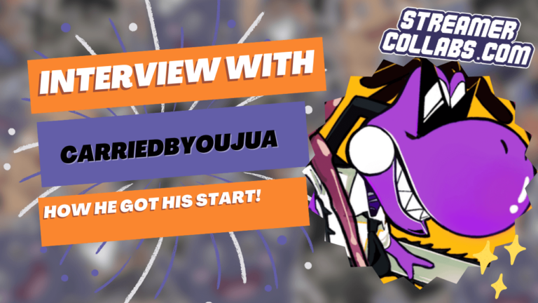 StreamerCollabs podcast hosts discussing the streaming journey with CarriedByOujua and essential growth strategies