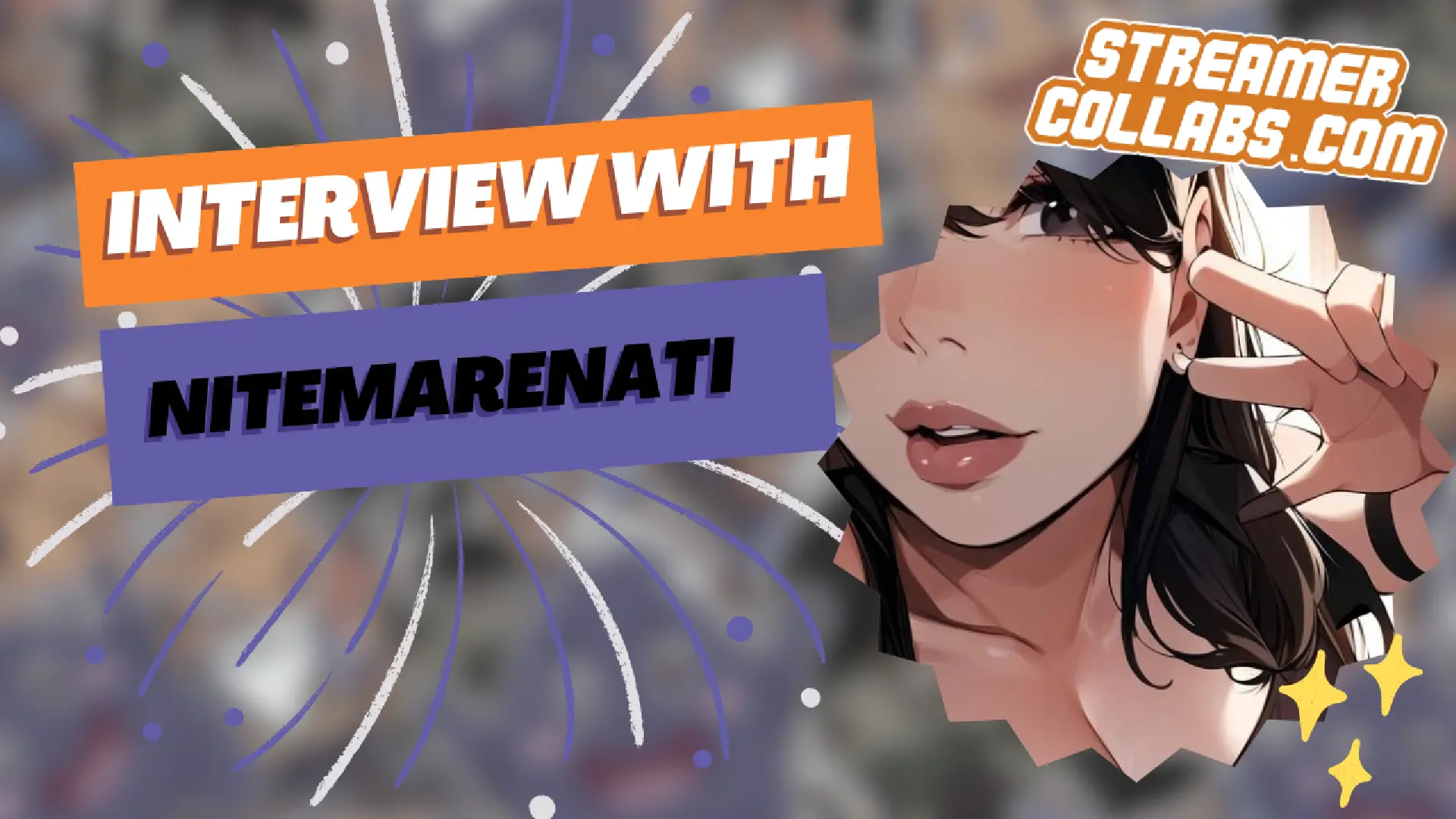 StreamerCollabs podcast hosts discussing streaming collaboration tips and authentic creator connections during live interview session