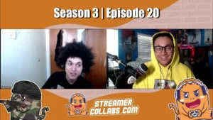Two StreamerCollabs podcast hosts discussing streaming schedule flexibility strategies for content creators